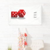 Banderoles Dice Las Vegas (En situation)