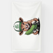 Banderoles Dill avec It Cow, Drôle Pickle (Vertical)