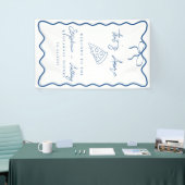 Banderoles Dîner de répétition de Pizza Blue That's Amore (Salon professionnel)