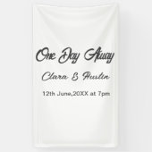 Banderoles Dîner de répétition la veille du nom da (Vertical)