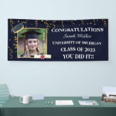 Banderoles Diplôme customisé 2025 avec nom et photo (Salon professionnel)