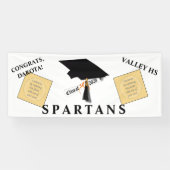 Banderoles Diplôme de Casquette de 2e classe de 2026 (Horizontal)