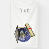 Banderoles Diplôme de Casquette et d'or (Vertical)