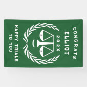 Banderoles Diplôme de droit unique (Horizontal)