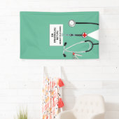 Banderoles Diplôme de fin d'études de médecine (En situation)