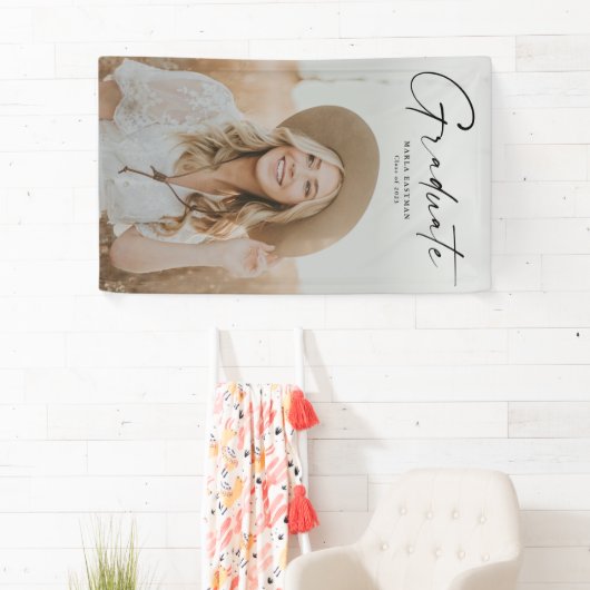 Banderoles Diplôme de la photographie de script moderne (En situation)