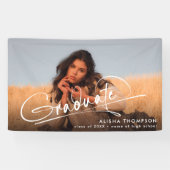 Banderoles Diplôme de la photographie de script moderne (Horizontal)