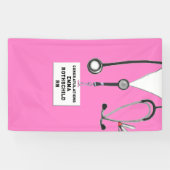 Banderoles Diplôme de l'école de soins infirmiers (Horizontal)