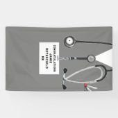 Banderoles Diplôme de l'école de soins infirmiers (Horizontal)