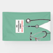 Banderoles Diplôme de l'école de soins infirmiers (Horizontal)