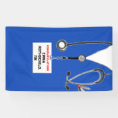 Banderoles Diplôme de l'école de soins infirmiers (Horizontal)