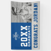 Banderoles Diplômé de l'État de l'Indiana (Vertical)