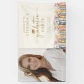 Banderoles Diplôme de livres floraux (Vertical)