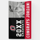 Banderoles Diplômé de l'UNO Mavericks (Vertical)