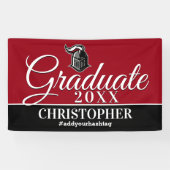 Banderoles Diplôme de mascotte de l'école (Horizontal)