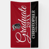 Banderoles Diplôme de mascotte de l'école (Vertical)