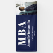 Banderoles Diplômé de MBA Photo (Vertical)