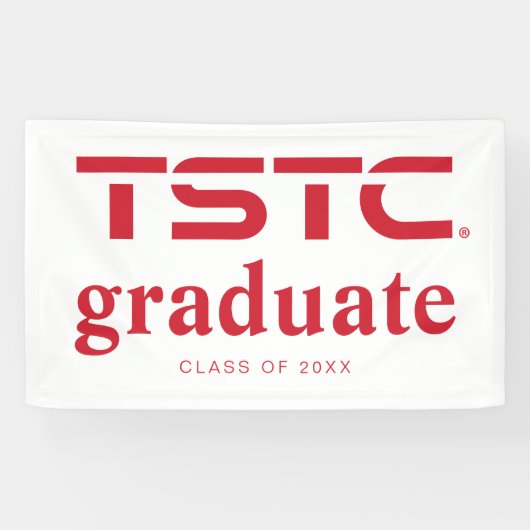 Banderoles Diplômé de Texas State Technical College (Horizontal)