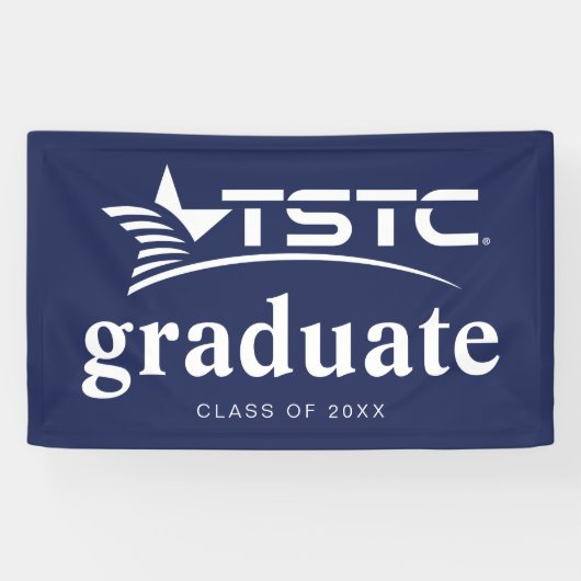 Banderoles Diplômé de Texas State Technical College (Horizontal)