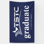 Banderoles Diplômé de Texas State Technical College (Vertical)