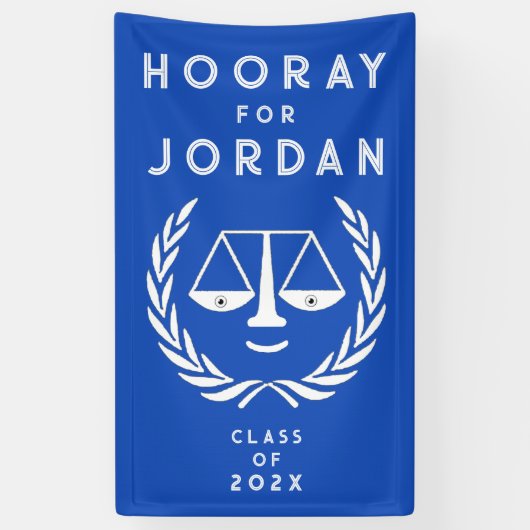 Banderoles Diplôme d'études de droit (Vertical)