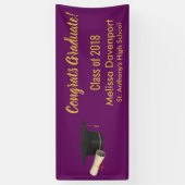 Banderoles Diplôme d'études supérieures et diplômes (Vertical)