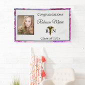 Banderoles Diplôme d'infirmière autorisée Caducée (En situation)