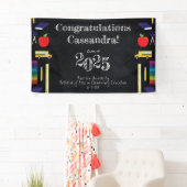 Banderoles Diplôme du tableau de bord de l'enseignement (En situation)