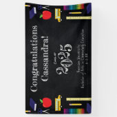 Banderoles Diplôme du tableau de bord de l'enseignement (Vertical)