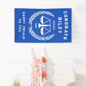 Banderoles Diplôme d'une école de droit créative (En situation)