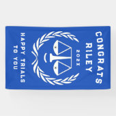 Banderoles Diplôme d'une école de droit créative (Horizontal)