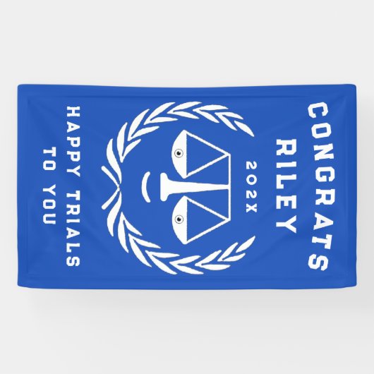 Banderoles Diplôme d'une école de droit créative (Horizontal)