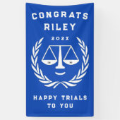 Banderoles Diplôme d'une école de droit créative (Vertical)