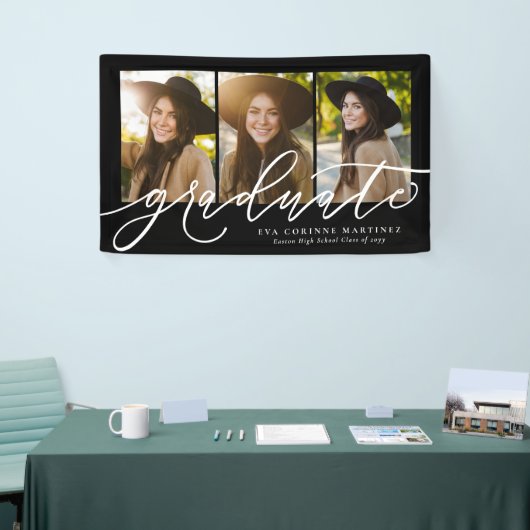 Banderoles Diplôme en écriture moderne de trois diplômes en p (Salon professionnel)