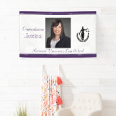 Banderoles Diplômé, Faculté de droit, Balance de la justice (En situation)