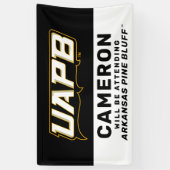 Banderoles Diplômé futur de l'UAPB Golden Lions (Vertical)