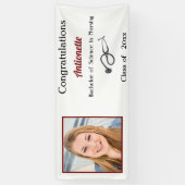 Banderoles Diplôme, Infirmière, Infirmière diplômée, Stéthosc (Vertical)