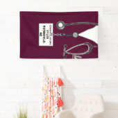 Banderoles Diplôme Médicale (En situation)