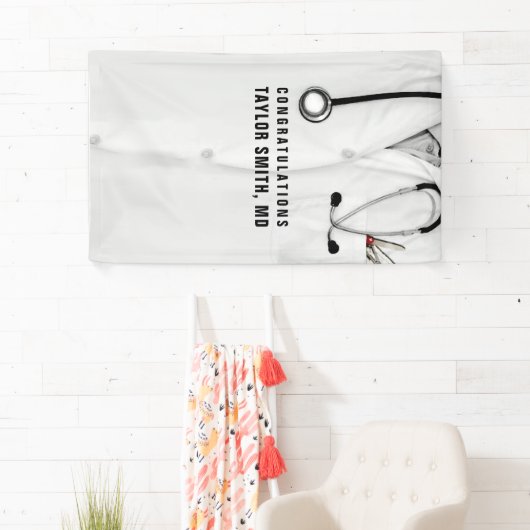 Banderoles Diplôme Médicale (En situation)