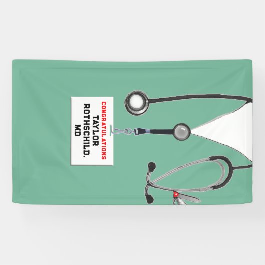 Banderoles Diplôme Médicale (Horizontal)