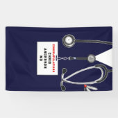 Banderoles Diplôme Médicale personnalisé (Horizontal)