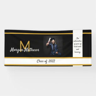 Banderoles Diplôme Noir traditionnel