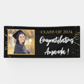 Banderoles Diplôme photo personnalisé (Horizontal)