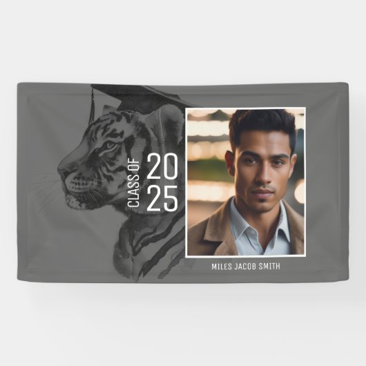 Banderoles Diplôme unique Ajouter une photo (Horizontal)