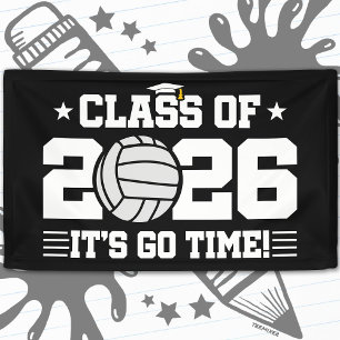 Banderoles Diplômés 2026 Volleyball Fin de Cycle C'est Parti