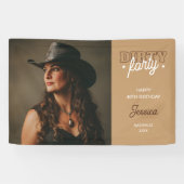 Banderoles Dirty Quarty Western Rodeo Photo 40e anniversaire (Horizontal)
