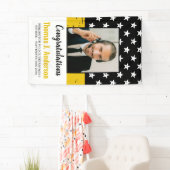 Banderoles Dispatcher Thin Gold Line Custom Photo Retirement (En situation)