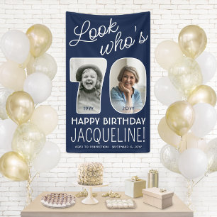 Banderoles DIY Couleurs • Joyeux Anniversaire 70 ans 2 Photos