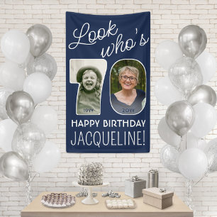 Banderoles DIY Couleurs • Joyeux Anniversaire 70 ans 2 Photos