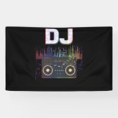 Banderoles Dj Music Lover Music Player Sound Cool (Horizontal)